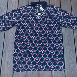 Vintage Tabasco long sleeve polo shirt
